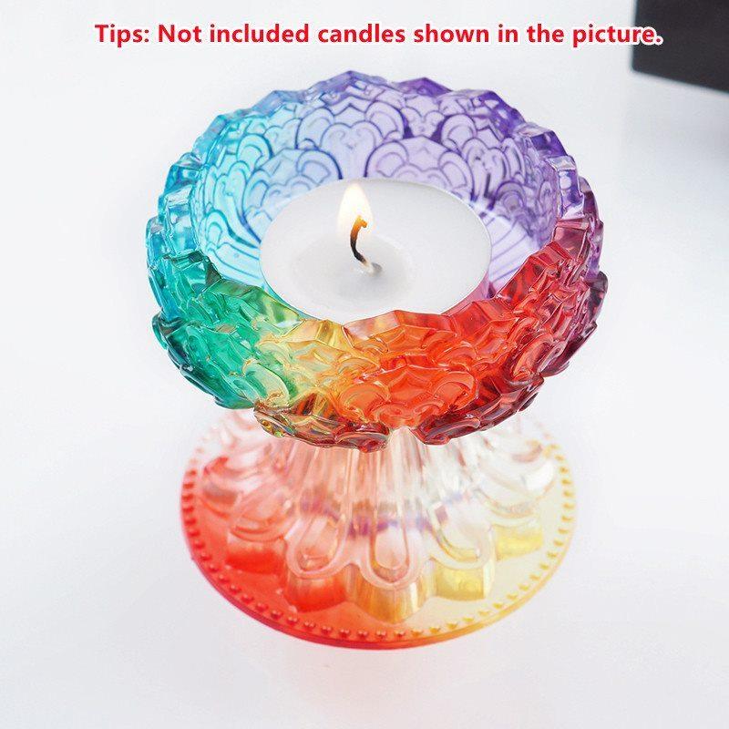 1set Flower Shaped Silicone Mold for Jewelry Storage and Plaster Crafting