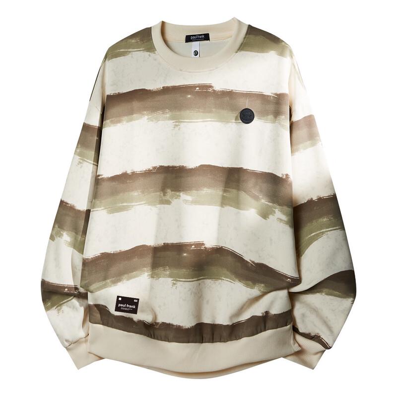 Paul Frank Striped Crew Neck Long Sleeve Sweatshirt L
