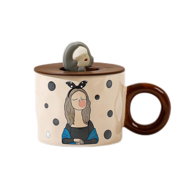 Shangheng Ceramic Mug - Butterfly Girl Design
