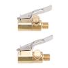 2PCS Tire   Chuck with Clip Adapter Brass Locking Tire Inflator Hose Adapter Anti Leakage Clip On Tire Chucks