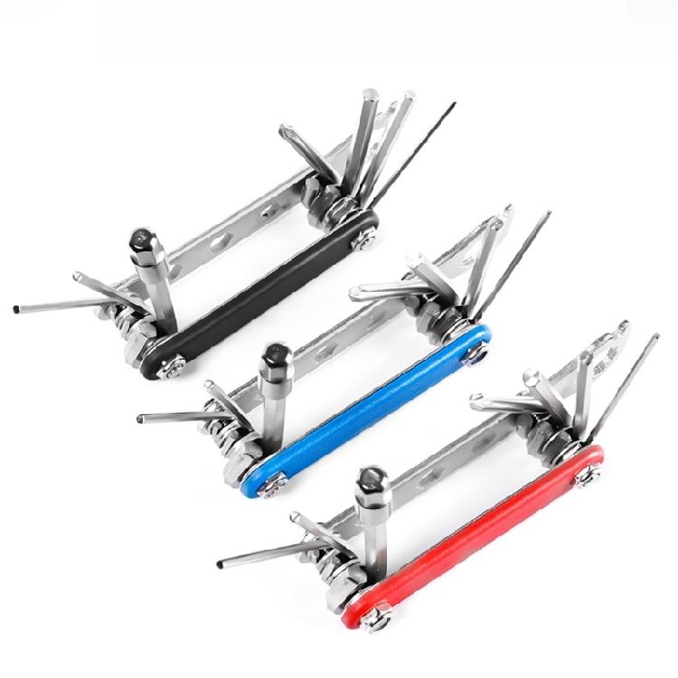 13-in-1 Multifunktions-Fahrradreparaturwerkzeug Fahrrad Faltreparaturwerkzeug Essentiell