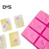 Non Stick Soap Mold Y Reusable Handiwork 3D Rectangle Bee Silicone Pastry Mold
