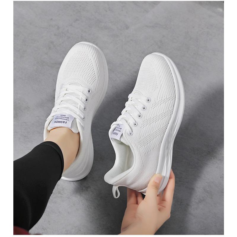 Кроссовки Fly-knit для женщин больших размеров повседневная обувь 42 чёрный — фото 8