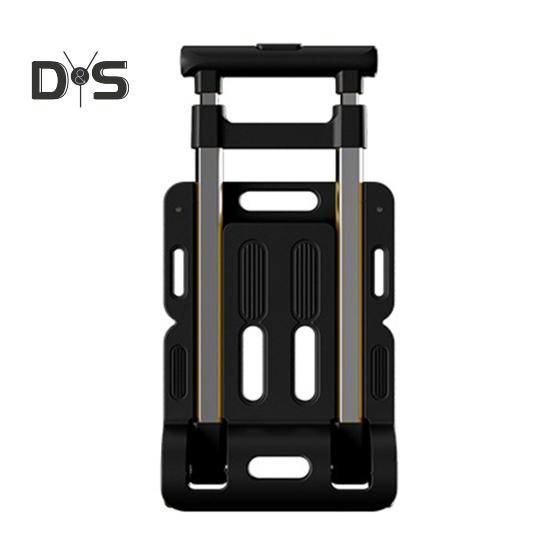Folding Hand Truck with Wheels 110lbs Load-capacity Rustproof Corrosion Resistant Collapsible Trolly Portable Dolly Luggage Cart
