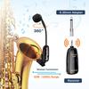 N90 Rechargeable Compact Instrument Microphone for Saxophone, Larinet, Trumpet, and Brass Instruments, Perfect for Live Concerts