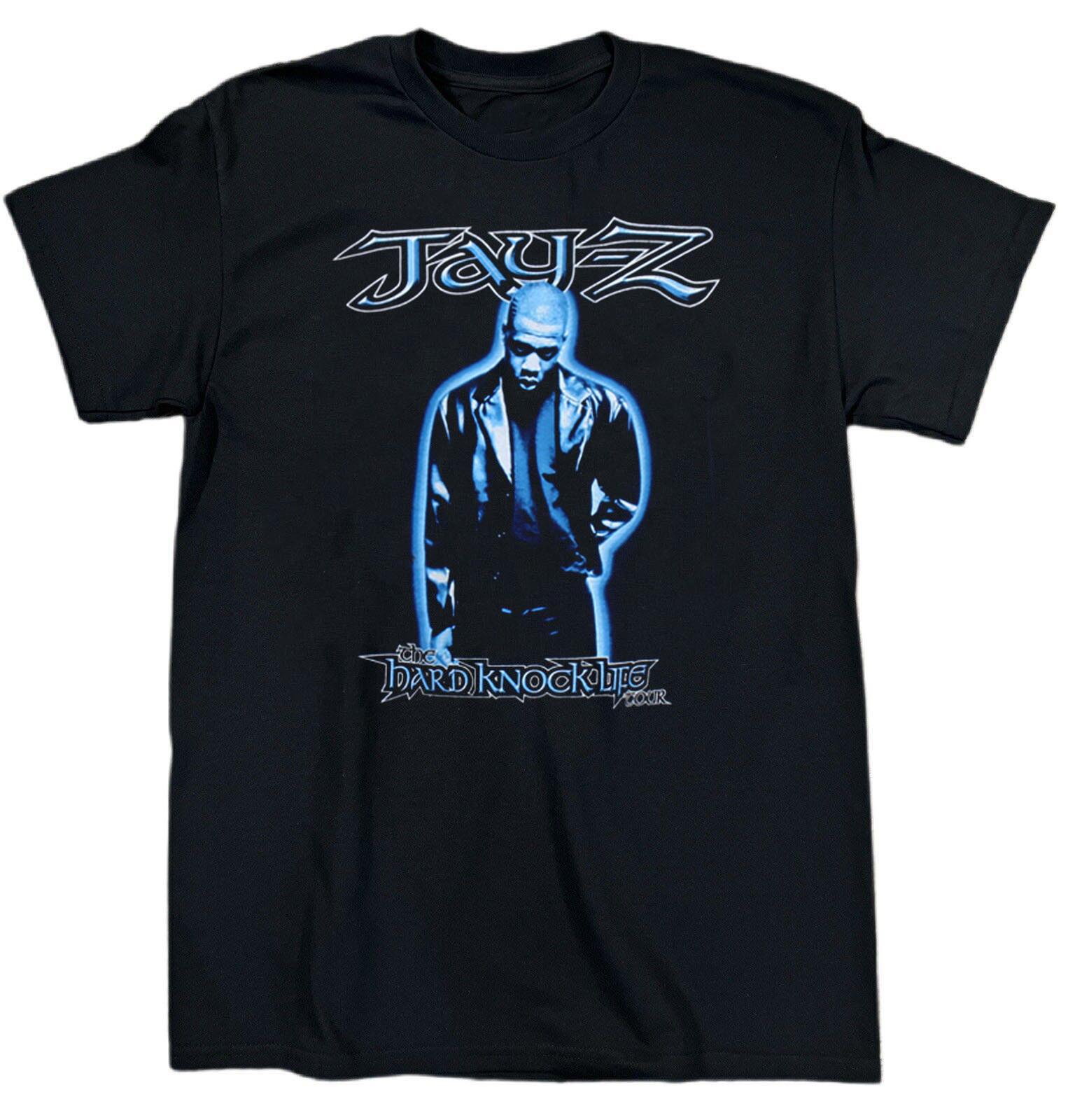 Collection Jay Z Hard Knock Life Tour Cotton Black T Shirt S-5XL For Fans BT435 XXXXL