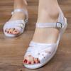 Women's Sandals Are Anti Slip Wear-resistant Lightweight Plastic Retro Office Sandals for Women