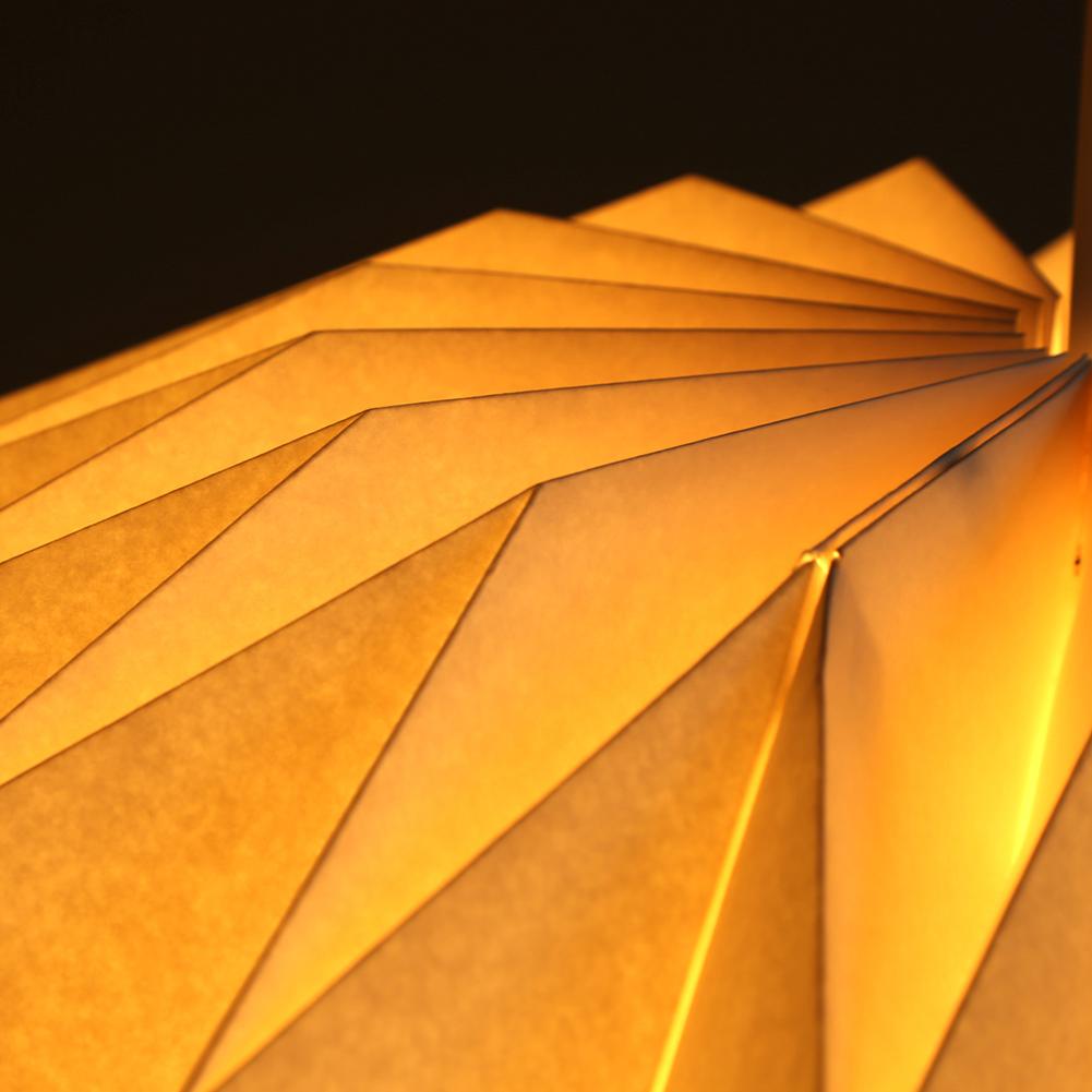 Paper Lamp Shade Pleated Lamp Shade Foldable Hanging Light Shade DIY Ball Shaped Lamp Cover for Wedding Birthday Party