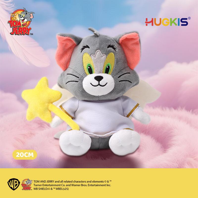 Tom and Jerry Plush Toy Set: Tom Cat Doll & Jerry Mouse Pillow
