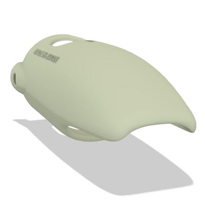 Top Gear Orcano Limited Edition Silicone Rubber Shade for Bicycle LED Ascot Gray Anti-Glare Headlights,