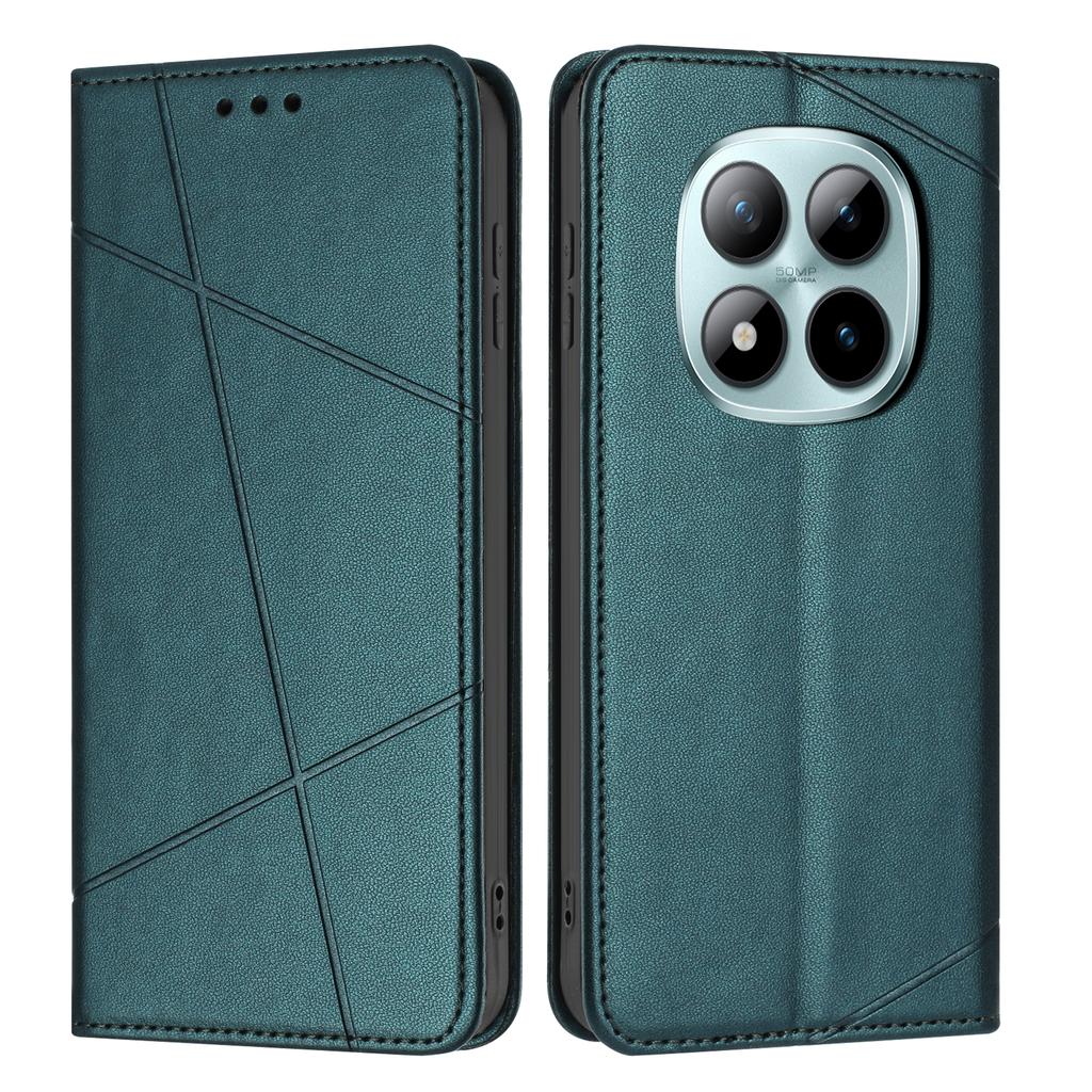 Pro Xiaomi Redmi Note 15 Pro 4G (Globální) Peněženkové pouzdro Linkově potištěná kůže Stojánek Kryt na telefon s poutkem na zápěstí