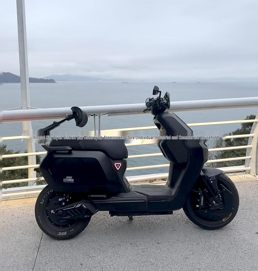Cow FX Wind Speed Electric Bike with Telescopic Sport/Citi Folding Backrest, No-Damage Direct Installation.