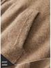 Men's Zipper Hooded Wool Cardigan - Thick Knitwear for Autumn/Winter