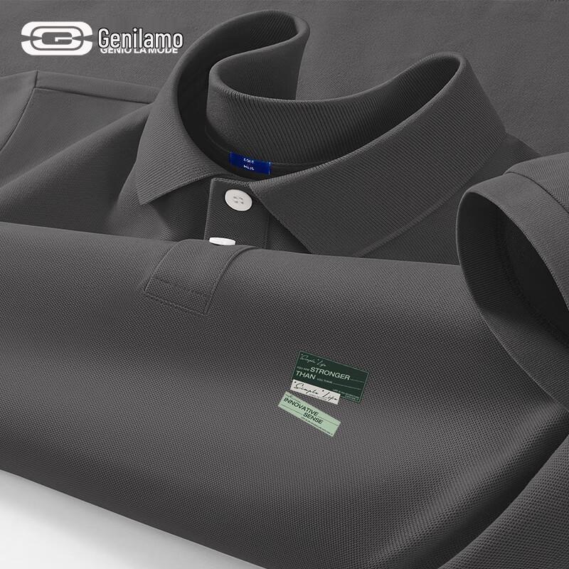 Men s Ice Silk Polo Shirt 2XL