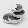 Multi-Layer Rotating Jewelry Storage Box Nordic Style Ring Bracelet Storage Rotating Jewelry Organizer Box Anti Dust With Lid