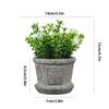 1PC Artificial Bonsai Table Ornaments Flowers Potted Fake Plants Alphabet Pots Desktop Decoration