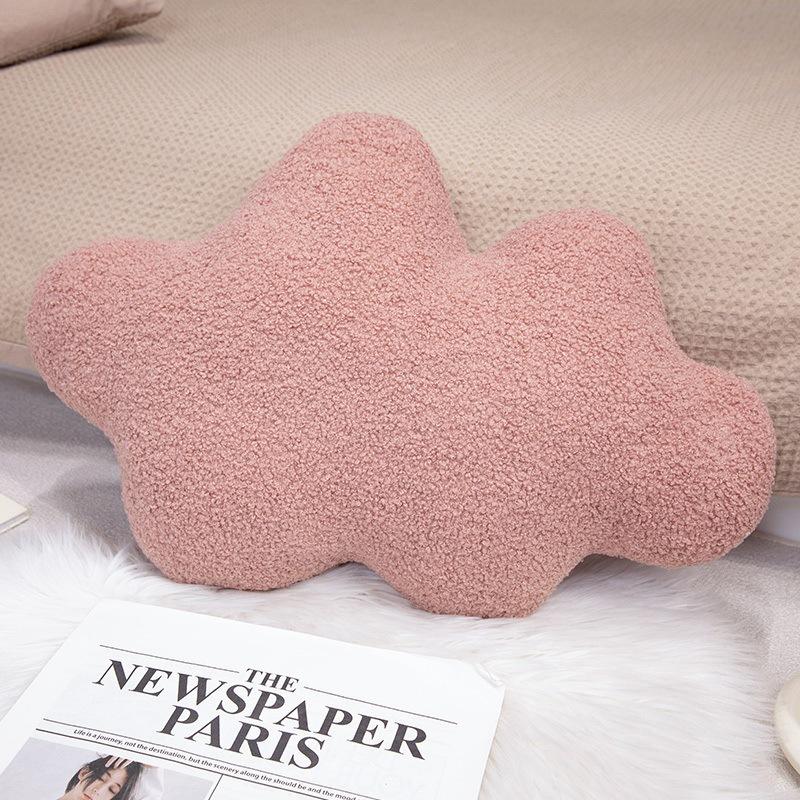 Nordic Style Cloud Donut Throw Pillow Plush Toy Ball Doll Home Sofa Pillow Cushion Doll