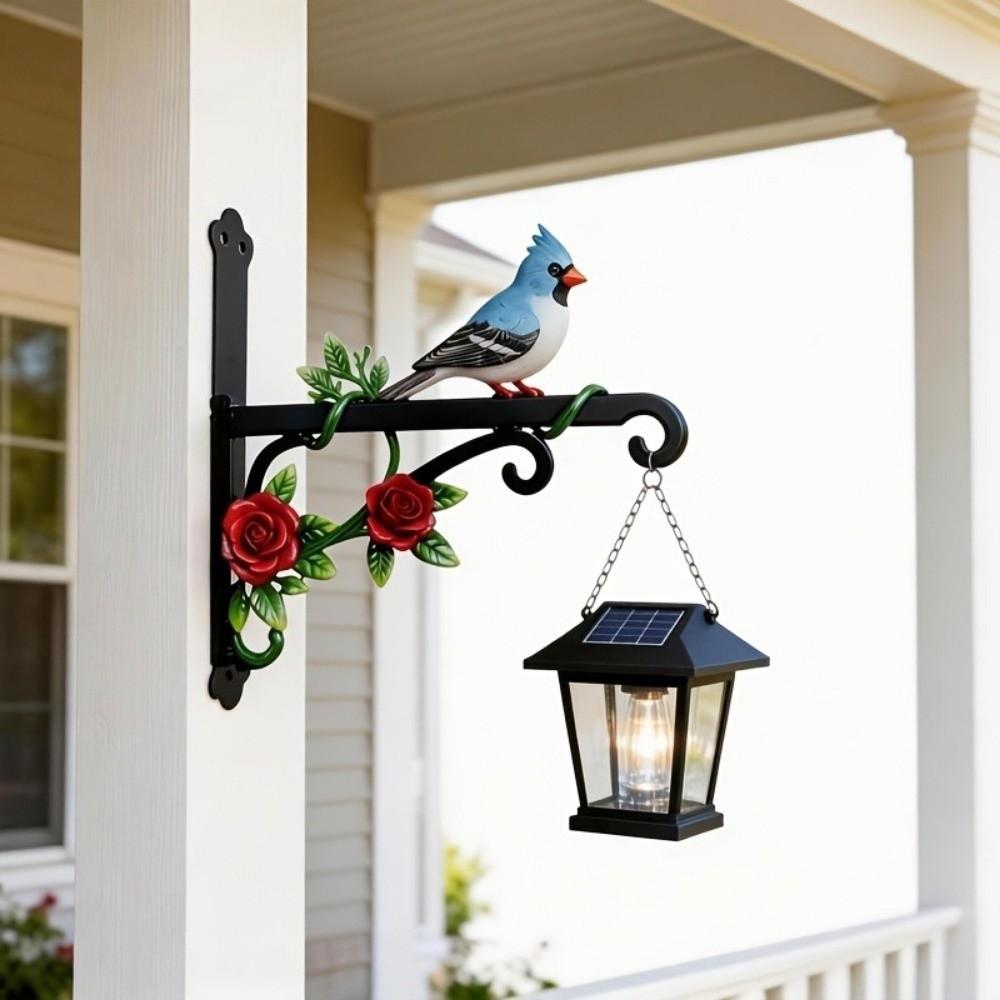 Colorful Wall-mounted Hanger Outdoor Indoor Metal Decorative Rack Beautiful Wall Hook Outdoor
