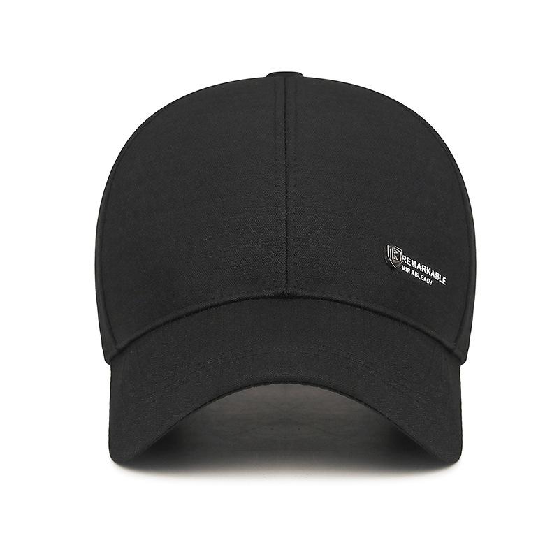 Spring Letter Men's Sunshade Baseball Cap Sunscreen Adjustable Cap for Middle-Aged and Elderly