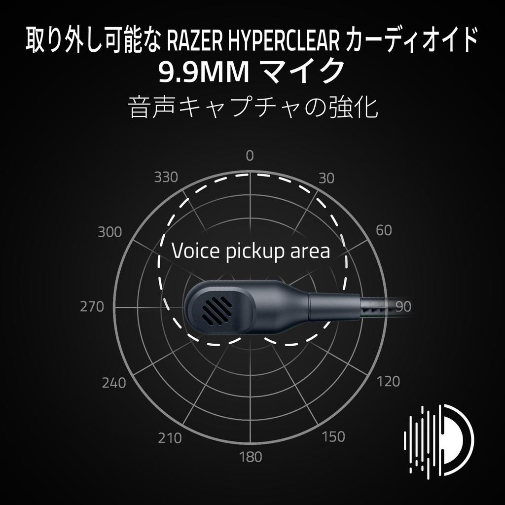 Razer BlackShark V3 X HyperSpeed Wireless Gaming Lightweight 2nd Generation TriForce 50mm HyperClear Cardioid Battery Compatible with and Japanese
