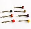 Retro Korean Sugar Bean Hairpin: Colorful Beaded Clip for Adult Bangs