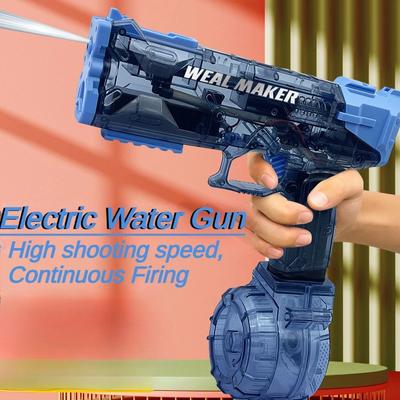 Elektryczny pistolet na wodę Automatyczny pistolet na wodę Blowback Zabawka o dużej pojemności Pistolet na wodę Outdoor Summer Beach Cs Pubg Prop Prezenty dla chłopców