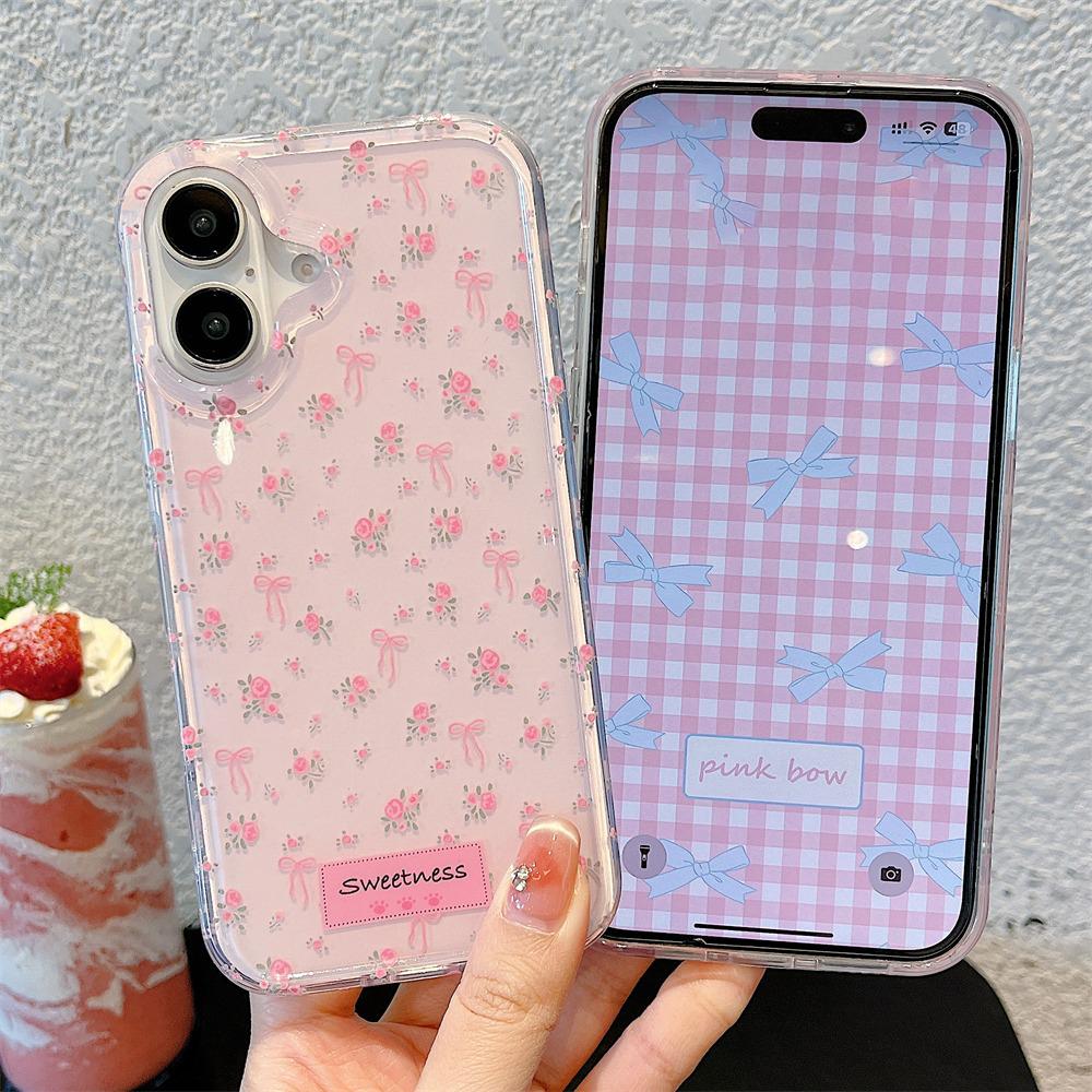 IMD-Telefonhülle für iPhone 11 13 16 Pro Max Hülle iPhone 13 14 15 Pro Max 12 13 Pro Max 13 Pro 14 Pro Cartoon Niedliche Blume Tier Stoßfest Verschleißfest