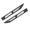 2PCS Side Wing Badge Emblem Fender Sport Car Sticker For BMW M Power Performance M3 M5 X1 X3 X5 X6 E46 E39 E36 E60 E90