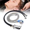 Shampoo Bed Faucet with Sprayer Hose for Barber Shop Bathtub Sink Faucet Zinc Alloy Leak Proof Valve Core Build
