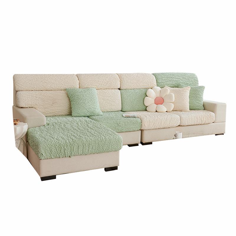 Sofa Cover All-Inclusive Universal Seersucker Cream Wind Elastic Lazy Sofa Protective Cover