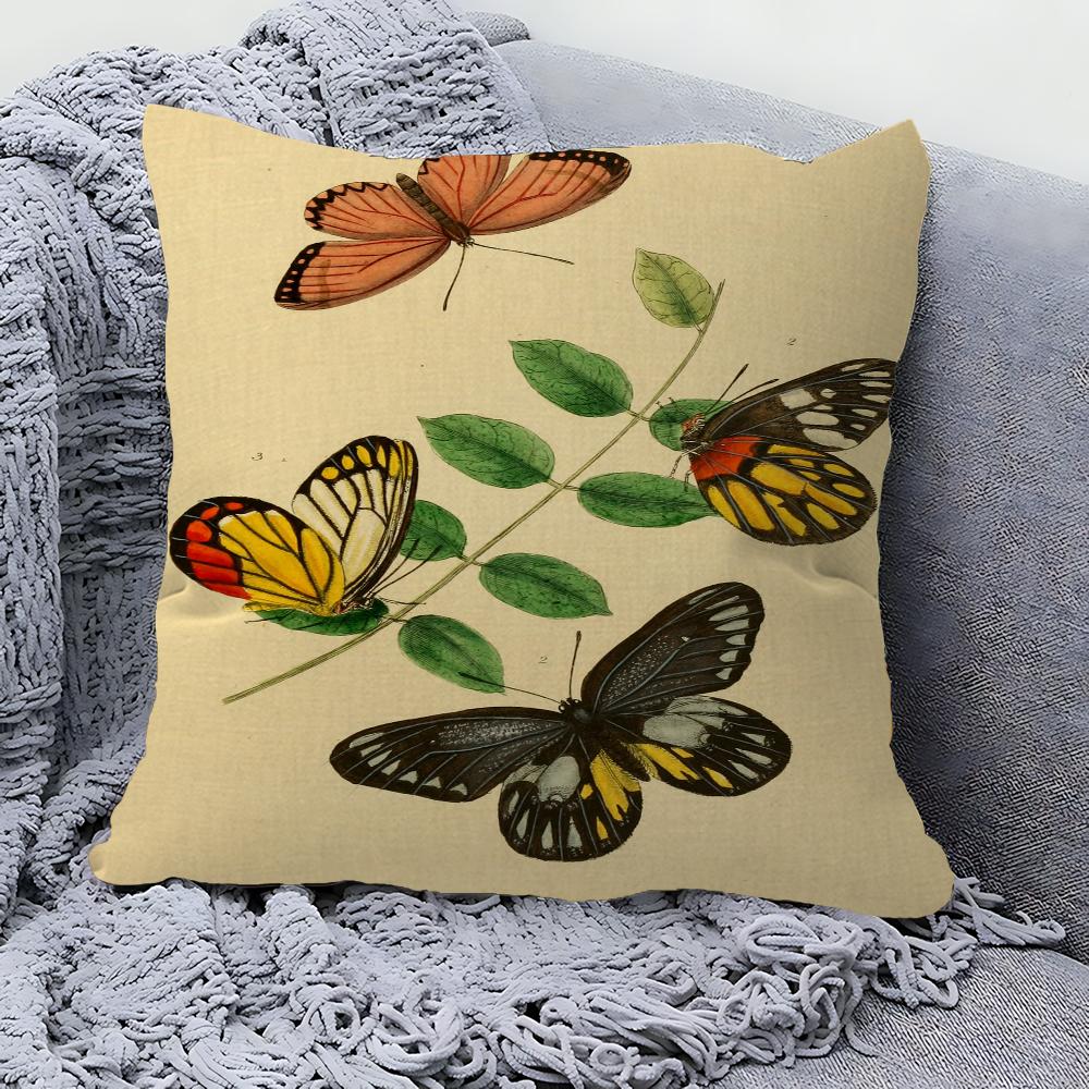 Butterfly 45*45cm Cushion Cover Pillow Cover Decor Pillowcase Home Pillowcase For Couch Pillow