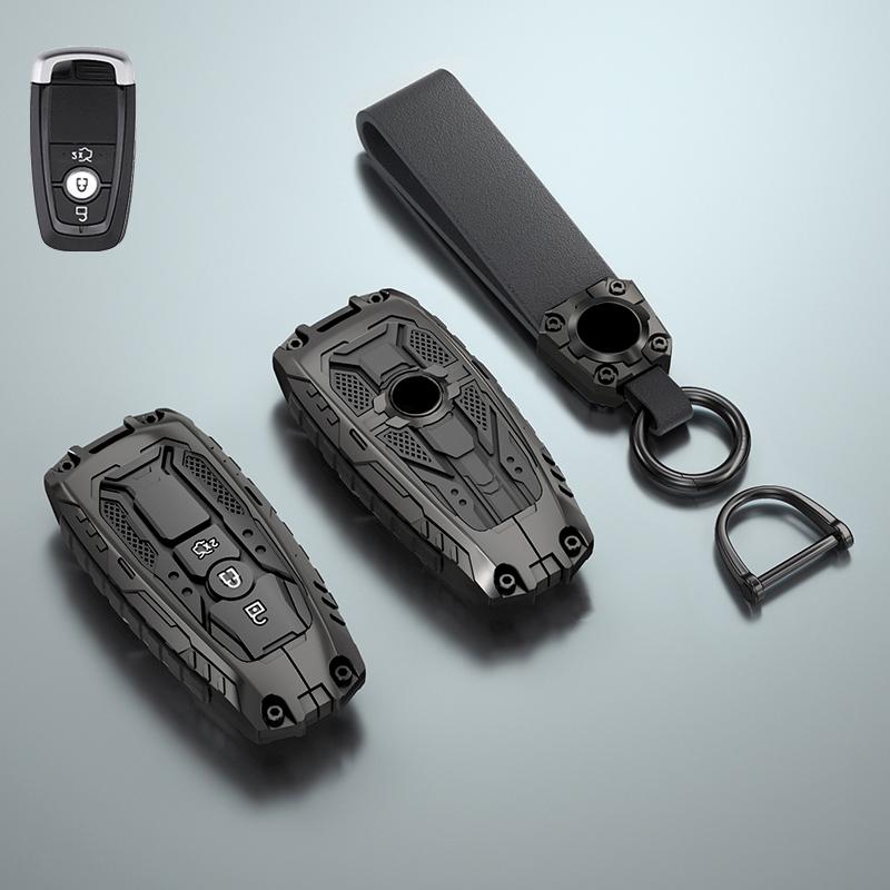 Zinc Alloy Car Key Case Cover Shell for Ford Mondeo Explorer Edge Expedition Fusion Mustang Focus C-Max S-Max Everest for Lincol