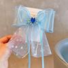 1 Stück Neue Kinder Schleife Schneegarn Schleife Mädchen Haarnadeln Niedliche Haarspangen Baby Haarschmuck Kinder Kopfschmuck