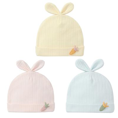 Baumwoll-Neugeborenenmütze Warme Baby-Mädchen-Jungen-Krankenhausmützen Unisex-Kleinkind-Kopfbedeckung Zubehör Kleinkind Mütze