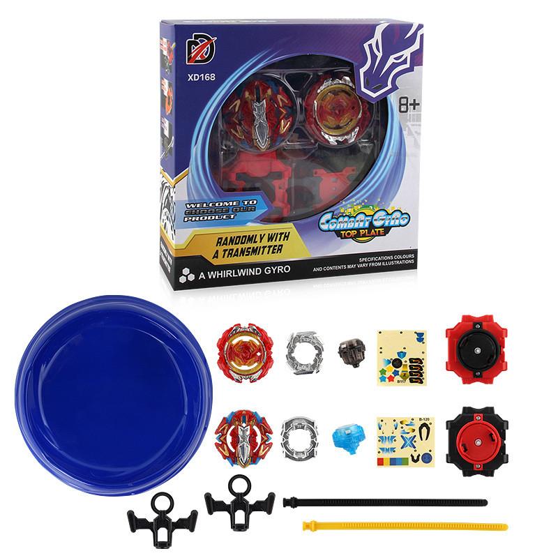 Xd168-7j Battle Top Set With Two Burst Spinners B117 And B120 For Competitive Fun