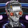 American 13089 Mechanical Skull Model, Compatible with Lego Bricks, Assembly Building Block Toy