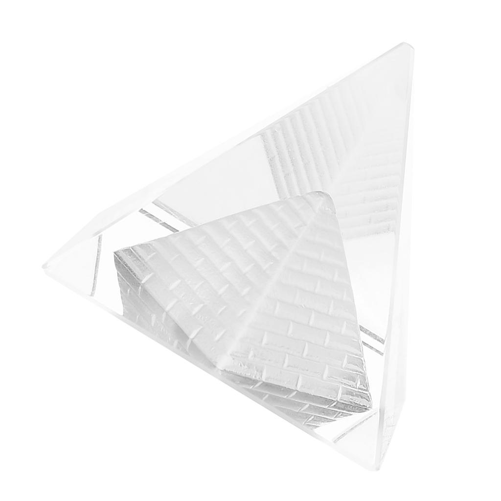 Crystal Pyramid Quartz Stone Carving Figurines Home Decoration Furnishing Article