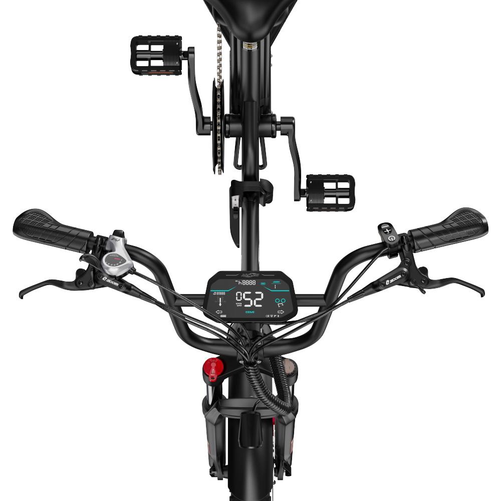 ONESPORT OT30 PRO Stadtelektroräder 1*7 Gänge 500W Motor 48V 18Ah 20*3.0 Zoll Reifen