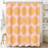 Sunflower Mandala Shower Curtain Pink Yellow Floral Design For Bathroom Decor Polyester Waterproof Bath Rug Liner With Hooks Set