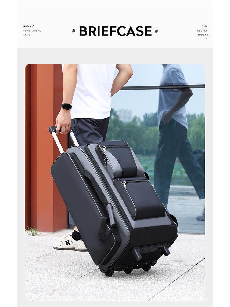 Bardzo duża torba podróżna na kółkach dla studentów i na długie wycieczki