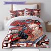 Chainsaw Man Pattern Bedding,Quilt Set Quilt Cover Pillowcase Home Birthday Gift (1 * duvet cover + 2 * pillowcase, without core)