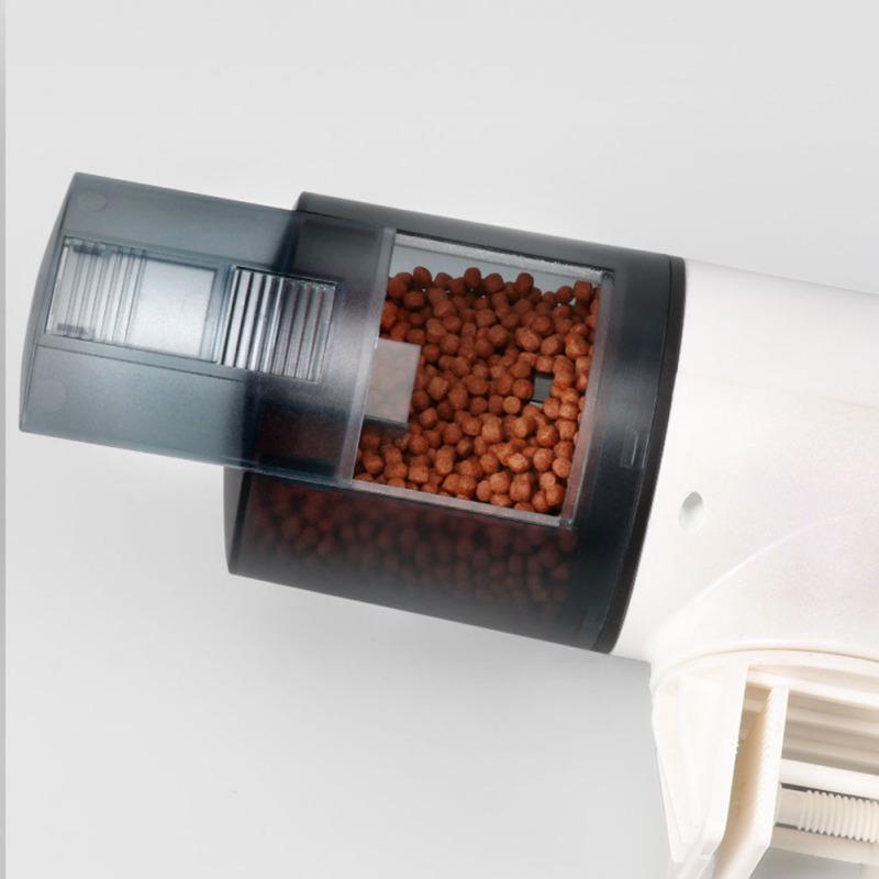 Timer-Fischfutterspender, 360 Grad drehbar, große Kapazität, automatischer Spender für Aquarien