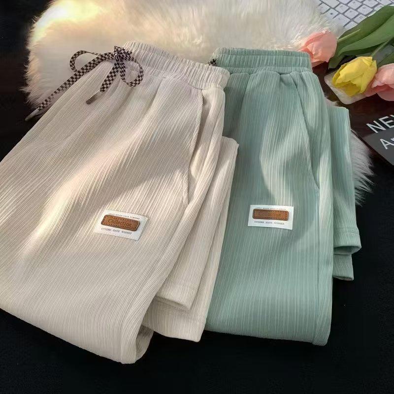 

Men s Spring/Summer Cross-Border Loose Straight-Leg Sweatpants - Trendy Casual Sports Pants for Fall XXL