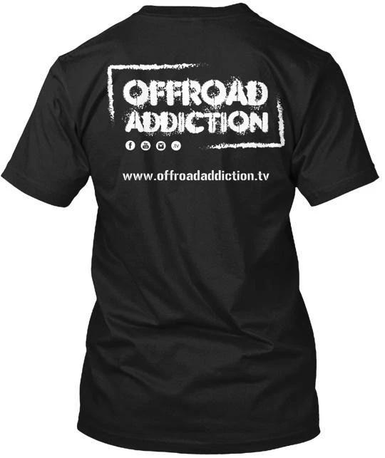 

Offroad Addiction Базовая футболка 100% хлопок Мужские футболки Топ Сделано в США Футболка Футболка Топ Унисекс 2XL