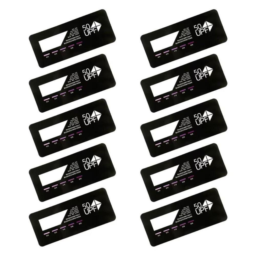 10PCS Test Strips UPF50+ Test Card Professional UVB Test Card Sunshine Testing Card Outdoor