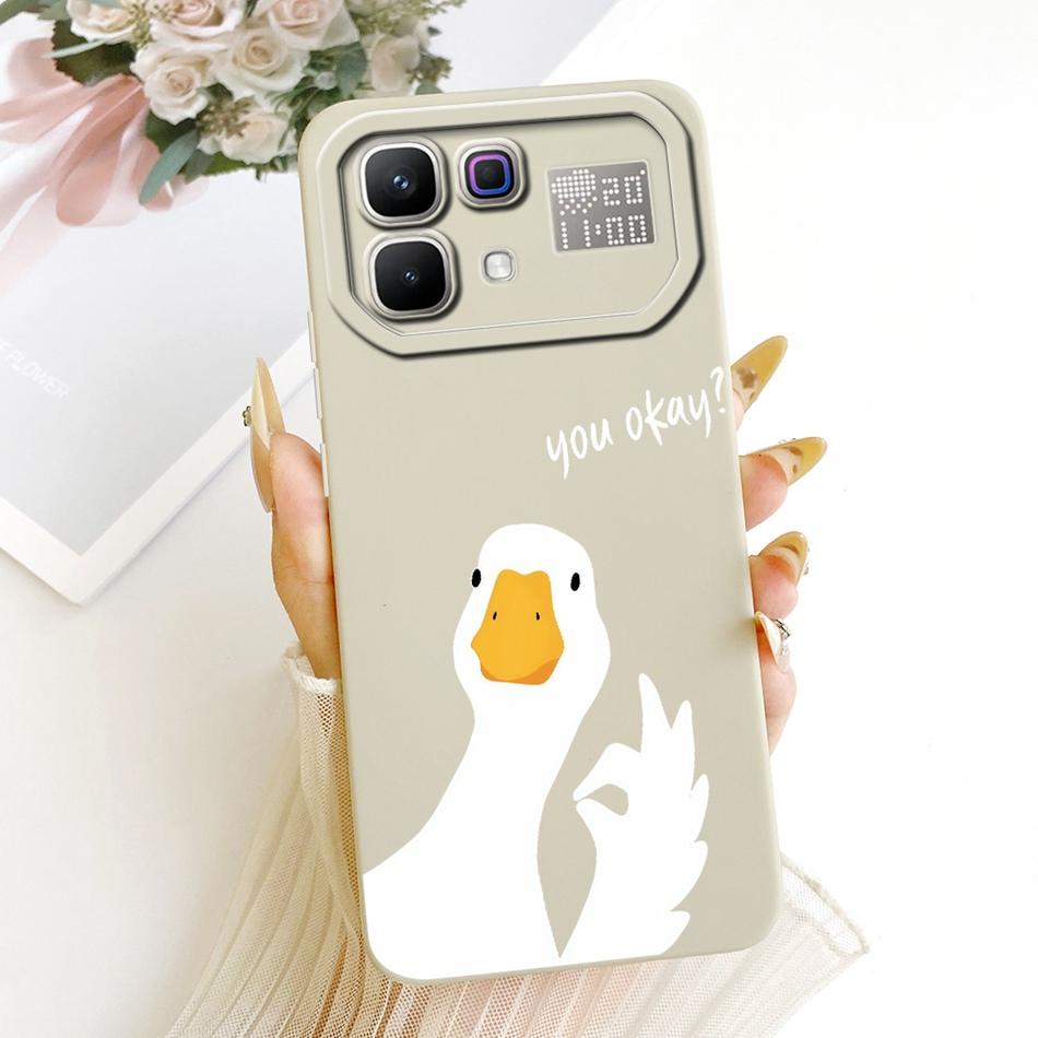 For Infinix Note 60 Pro Note60 Cute Cat Flower Cartoon Phone Case For Infinix Note 60 60Pro 5G Soft Silicone Covers Bumpers