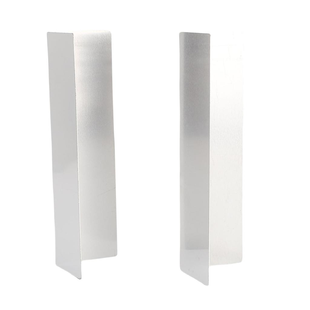 4 Peças Protetores de Vedação de Porta de Garagem Vedação Contra Intempéries Alumínio para Interior Exterior Casa 5,91 X 1,77 Polegadas