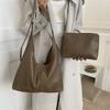 Popular Retro Tote Women's Large-capacity New Versatile Mother and Child Bag Underarm Bag Premium Shoulder Bag