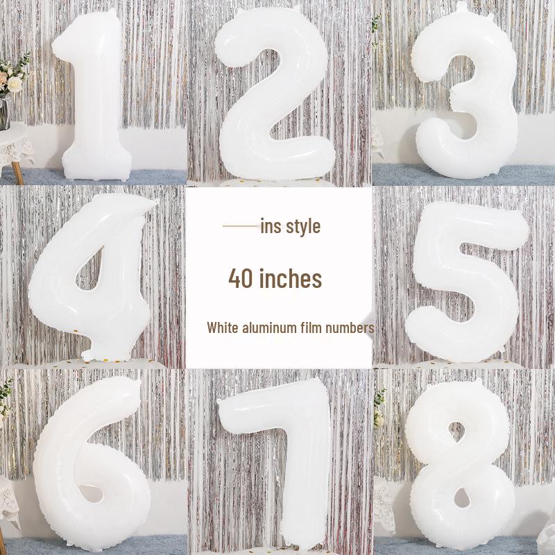 White Daisy & Sunflower Balloons - Birthday Decorations & Photo Props with Smiley Faces