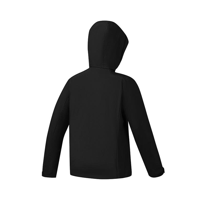 FILA Ski Series Classic Simple Casual Sports Versatile Warm Stain-Resistant Hooded Down Jacket Women outerwear Deep-Black A11W546908FBK